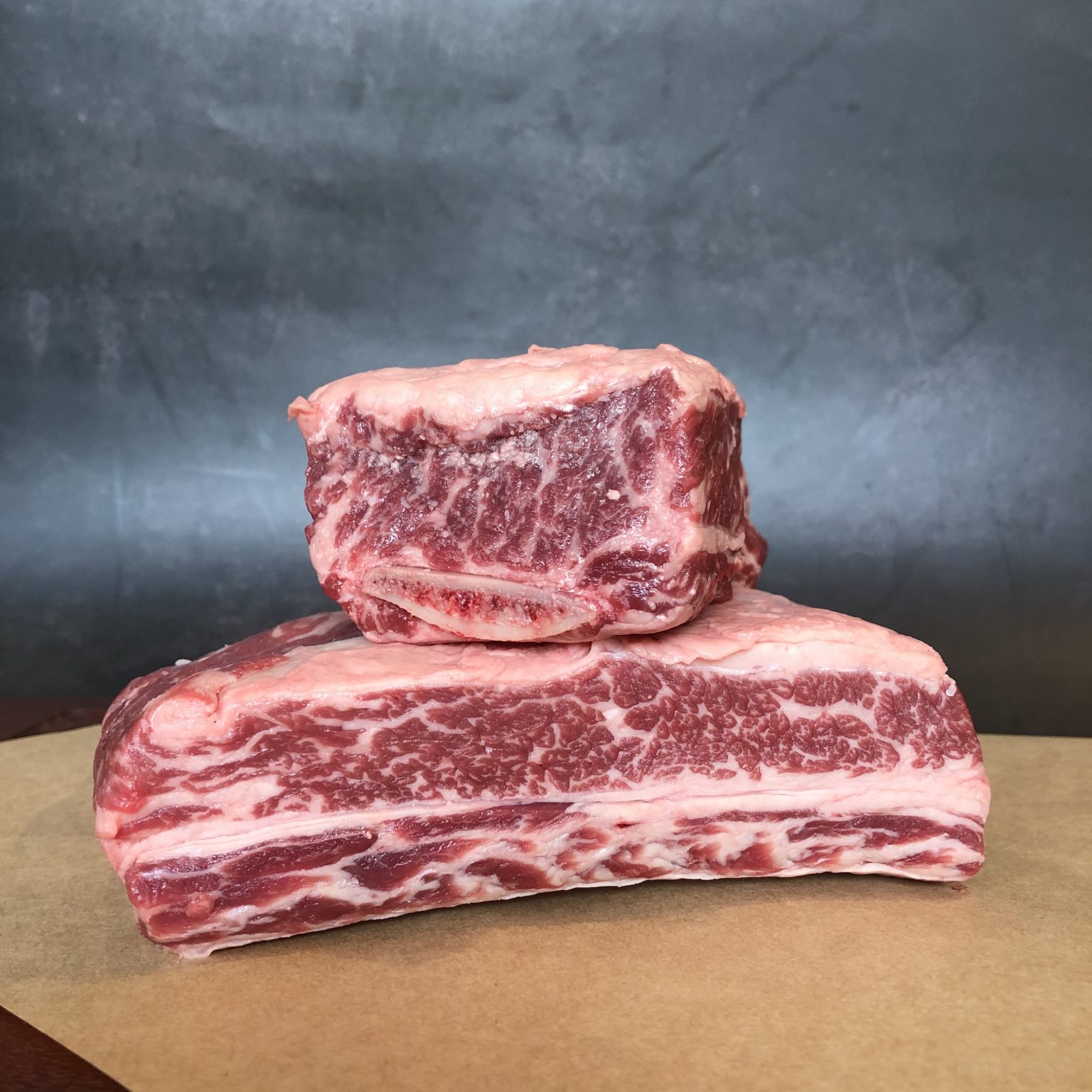 USDA Prime Black Angus Short Ribs Bonein (Frozen) The Meatery