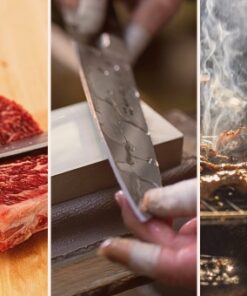 butchering knife sharpening and grilling