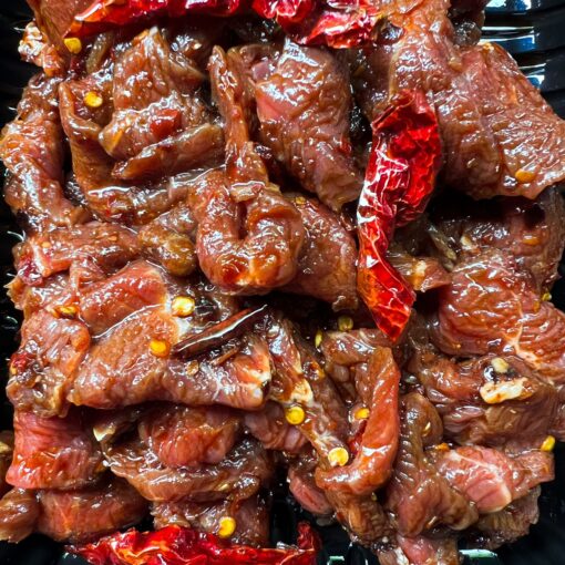 Beef crispy chilli